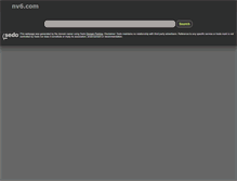Tablet Screenshot of nv6.com